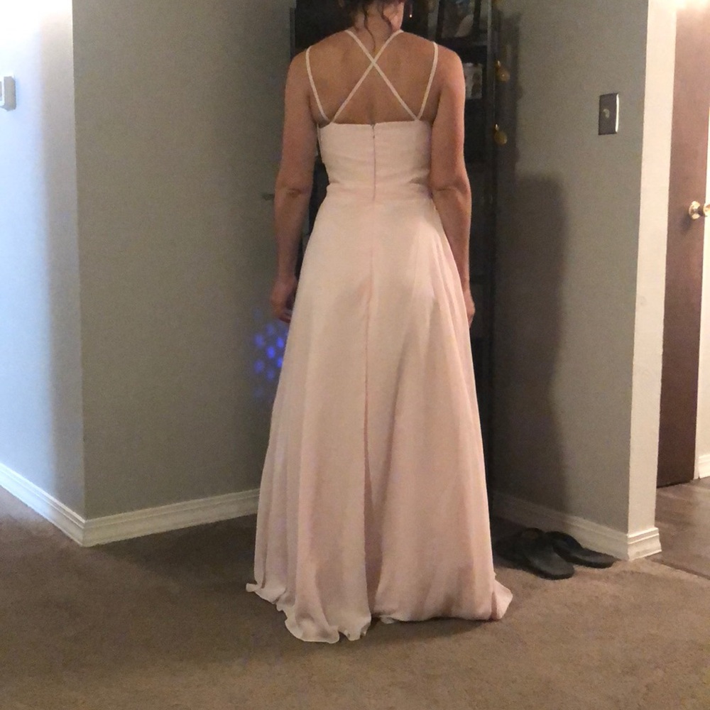 Pale Pink Renz Rags - Prom - Bridesmaid Dress - Picture 2 of 2